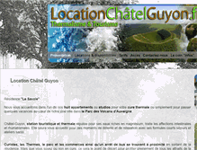 Tablet Screenshot of locationchatelguyon.fr
